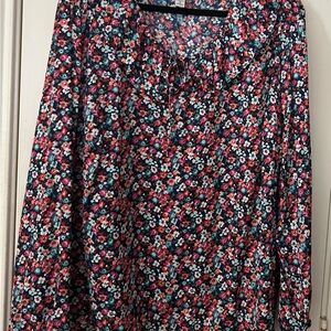 Croft & Barrow Multicolor Floral Blouse